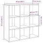 Oak artisan bookshelf 98x29x97.5 cm by , Bookcases and shelves - Ref: Foro24-855969, Price: 90,80 €, Discount: %