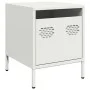 Nachttisch aus weißem Stahl 35x39x43,5 cm von , Nachttische - Ref: Foro24-851254, Preis: 43,29 €, Rabatt: %