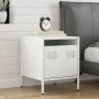 Nachttisch aus weißem Stahl 35x39x43,5 cm von , Nachttische - Ref: Foro24-851254, Preis: 43,29 €, Rabatt: %