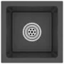 Fregadero hecho a mano acero inoxidable negro de vidaXL, Fregaderos - Ref: Foro24-51499, Precio: 108,02 €, Descuento: %