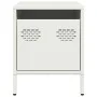 Nachttisch aus weißem Stahl 35x39x43,5 cm von , Nachttische - Ref: Foro24-851254, Preis: 43,29 €, Rabatt: %