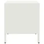 Nachttisch aus weißem Stahl 35x39x43,5 cm von , Nachttische - Ref: Foro24-851254, Preis: 43,29 €, Rabatt: %