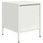Nachttisch aus weißem Stahl 35x39x43,5 cm von , Nachttische - Ref: Foro24-851254, Preis: 43,29 €, Rabatt: %
