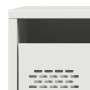 White steel bedside table 35x39x43.5 cm by , Nightstands - Ref: Foro24-851254, Price: 43,68 €, Discount: %