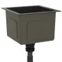 Handgefertigte Spüle aus schwarzem Edelstahl von vidaXL, Sinkt - Ref: Foro24-51499, Preis: 108,02 €, Rabatt: %