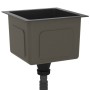 Handgefertigte Spüle aus schwarzem Edelstahl von vidaXL, Sinkt - Ref: Foro24-51499, Preis: 112,26 €, Rabatt: %