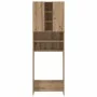 Waschmaschinenschrank Eichenhandwerker 64x25,5x190 cm von , Zubehör für Waschmaschinen und Trockner - Ref: Foro24-856650, Pre...