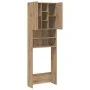 Waschmaschinenschrank Eichenhandwerker 64x25,5x190 cm von , Zubehör für Waschmaschinen und Trockner - Ref: Foro24-856650, Pre...