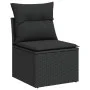 Garden sofa set with 8 pieces of black synthetic rattan and cushions. by , Garden sets - Ref: Foro24-3327121, Price: 580,46 €...