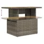 6-piece garden furniture set with gray synthetic rattan cushions by , Garden sets - Ref: Foro24-3327154, Price: 433,53 €, Dis...