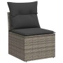7-piece garden sofa set with gray synthetic rattan cushions by , Garden sets - Ref: Foro24-3327161, Price: 487,85 €, Discount: %