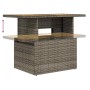 7-piece garden sofa set with gray synthetic rattan cushions by , Garden sets - Ref: Foro24-3327161, Price: 487,85 €, Discount: %