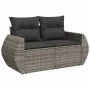 7-piece garden sofa set with gray synthetic rattan cushions by , Garden sets - Ref: Foro24-3327273, Price: 493,63 €, Discount: %