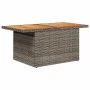 7-piece garden sofa set with gray synthetic rattan cushions by , Garden sets - Ref: Foro24-3327273, Price: 493,63 €, Discount: %