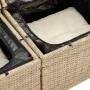 Garden set with 7 pieces of sofas and beige synthetic rattan cushions. by , Garden sets - Ref: Foro24-3327334, Price: 656,90 ...
