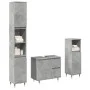 Bathroom furniture set, 2 pieces, gray plywood concrete by , Bathroom furniture - Ref: Foro24-3324955, Price: 175,45 €, Disco...