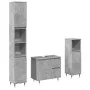 Bathroom furniture set, 2 pieces, gray plywood concrete by , Bathroom furniture - Ref: Foro24-3324955, Price: 175,45 €, Disco...
