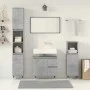 Bathroom furniture set, 2 pieces, gray plywood concrete by , Bathroom furniture - Ref: Foro24-3324955, Price: 175,45 €, Disco...