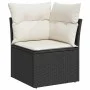 7-piece garden sofa set with black synthetic rattan cushions by , Garden sets - Ref: Foro24-3325402, Price: 411,23 €, Discoun...