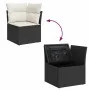 7-piece garden sofa set with black synthetic rattan cushions by , Garden sets - Ref: Foro24-3325402, Price: 411,23 €, Discoun...