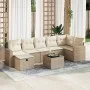 Set de sofás de jardín y cojines 8 piezas ratán sintético beige de , Conjuntos de jardín - Ref: Foro24-3325414, Precio: 549,0...