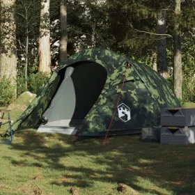 Waterproof camouflage tunnel tent for 3 people by , tents - Ref: Foro24-4009629, Price: 79,10 €, Discount: %