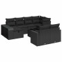 Garden sofa set 11 pieces and black synthetic rattan cushions by , Garden sets - Ref: Foro24-3326069, Price: 626,82 €, Discou...