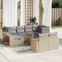 11-piece garden sofa set with beige synthetic rattan cushions by , Garden sets - Ref: Foro24-3326083, Price: 633,92 €, Discou...