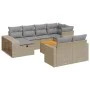 11-piece garden sofa set with beige synthetic rattan cushions by , Garden sets - Ref: Foro24-3326083, Price: 634,19 €, Discou...