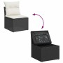 Set de sofás de jardín y cojines 10 pzas ratán sintético negro by , Garden sets - Ref: Foro24-3326060, Price: 539,14 €, Disco...