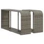 Garden sofa set 11 pieces and gray synthetic rattan cushions by , Garden sets - Ref: Foro24-3326074, Price: 611,47 €, Discoun...