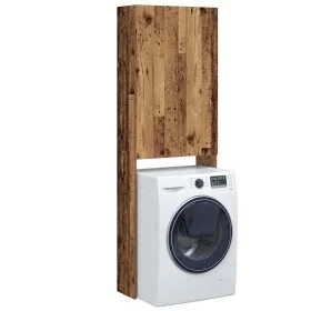 Washer cabinet in aged wood 64x25.5x190 cm by , Accessories for washing machines and dryers - Ref: Foro24-856646, Price: 93,9...
