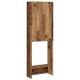 Armario de lavadora madera envejecida 64x25,5x190 cm de , Accesorios para lavadoras y secadoras - Ref: Foro24-856646, Precio:...