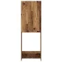 Armario de lavadora madera envejecida 64x25,5x190 cm de , Accesorios para lavadoras y secadoras - Ref: Foro24-856646, Precio:...