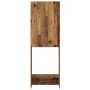 Waschmaschinenschrank aus gealtertem Holz 64x25,5x190 cm von , Zubehör für Waschmaschinen und Trockner - Ref: Foro24-856646, ...