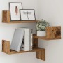 Eck-Wandregal aus gealtertem Holz 40x40x49,5 cm von , Regale und Regale - Ref: Foro24-856606, Preis: 25,79 €, Rabatt: %