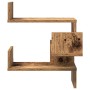 Eck-Wandregal aus gealtertem Holz 40x40x49,5 cm von , Regale und Regale - Ref: Foro24-856606, Preis: 25,79 €, Rabatt: %