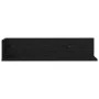 Wall shelves 2 units engineered wood black 75x16.5x16.5 cm by , Shelves and shelves - Ref: Foro24-860032, Price: 30,99 €, Dis...