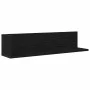 Wall shelves 2 units engineered wood black 75x16.5x16.5 cm by , Shelves and shelves - Ref: Foro24-860032, Price: 30,99 €, Dis...