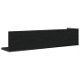 Estantes de pared 2 uds madera ingeniería negro 75x16,5x16,5 cm de , Estantes y estanterías - Ref: Foro24-860032, Precio: 31,...