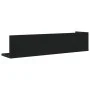 Wall shelves 2 units engineered wood black 75x16.5x16.5 cm by , Shelves and shelves - Ref: Foro24-860032, Price: 30,99 €, Dis...