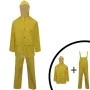 Chubasquero impermeable reforzado con capucha 2 pzas M amarillo de , Trajes impermeables - Ref: Foro24-130776, Precio: 26,63 ...