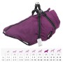 Wasserdichter reflektierender Hundemantel mit Geschirr 4XL Lila von , Kleidung für Hunde - Ref: Foro24-4019643, Preis: 24,71 ...