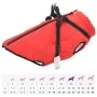 Abrigo para perro con arnés impermeable reflectante 4XL rojo de , Ropa para perros - Ref: Foro24-4019889, Precio: 23,52 €, De...