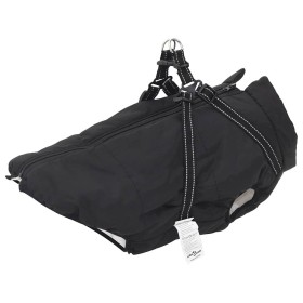 Wasserdichter reflektierender Hundemantel mit Geschirr 6XL in Schwarz von , Kleidung für Hunde - Ref: Foro24-4019648, Preis: ...