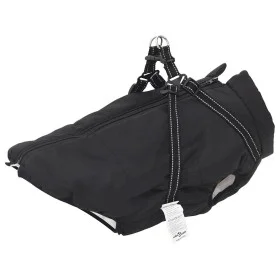 Wasserdichter reflektierender Hundemantel mit Geschirr 6XL in Schwarz von , Kleidung für Hunde - Ref: Foro24-4019648, Preis: ...