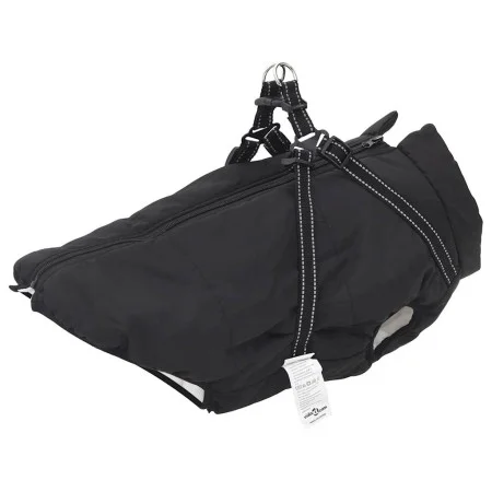 Wasserdichter reflektierender Hundemantel mit Geschirr 6XL in Schwarz von , Kleidung für Hunde - Ref: Foro24-4019648, Preis: ...