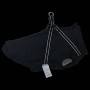 Wasserdichter reflektierender Hundemantel mit Geschirr 6XL in Schwarz von , Kleidung für Hunde - Ref: Foro24-4019648, Preis: ...