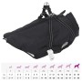 Wasserdichter reflektierender Hundemantel mit Geschirr 6XL in Schwarz von , Kleidung für Hunde - Ref: Foro24-4019648, Preis: ...
