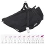 Wasserdichter reflektierender Hundemantel mit Geschirr 6XL in Schwarz von , Kleidung für Hunde - Ref: Foro24-4019648, Preis: ...